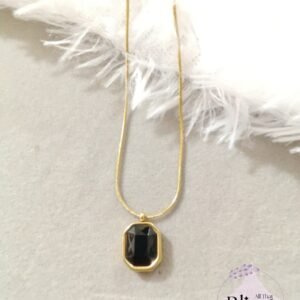 Black Stud Necklace